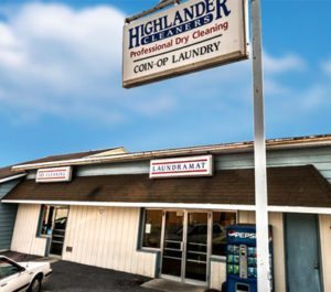 highlander cleaners storefront